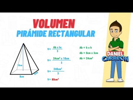 Aprende a calcular el volumen de una pirámide en 8 sencillos pasos