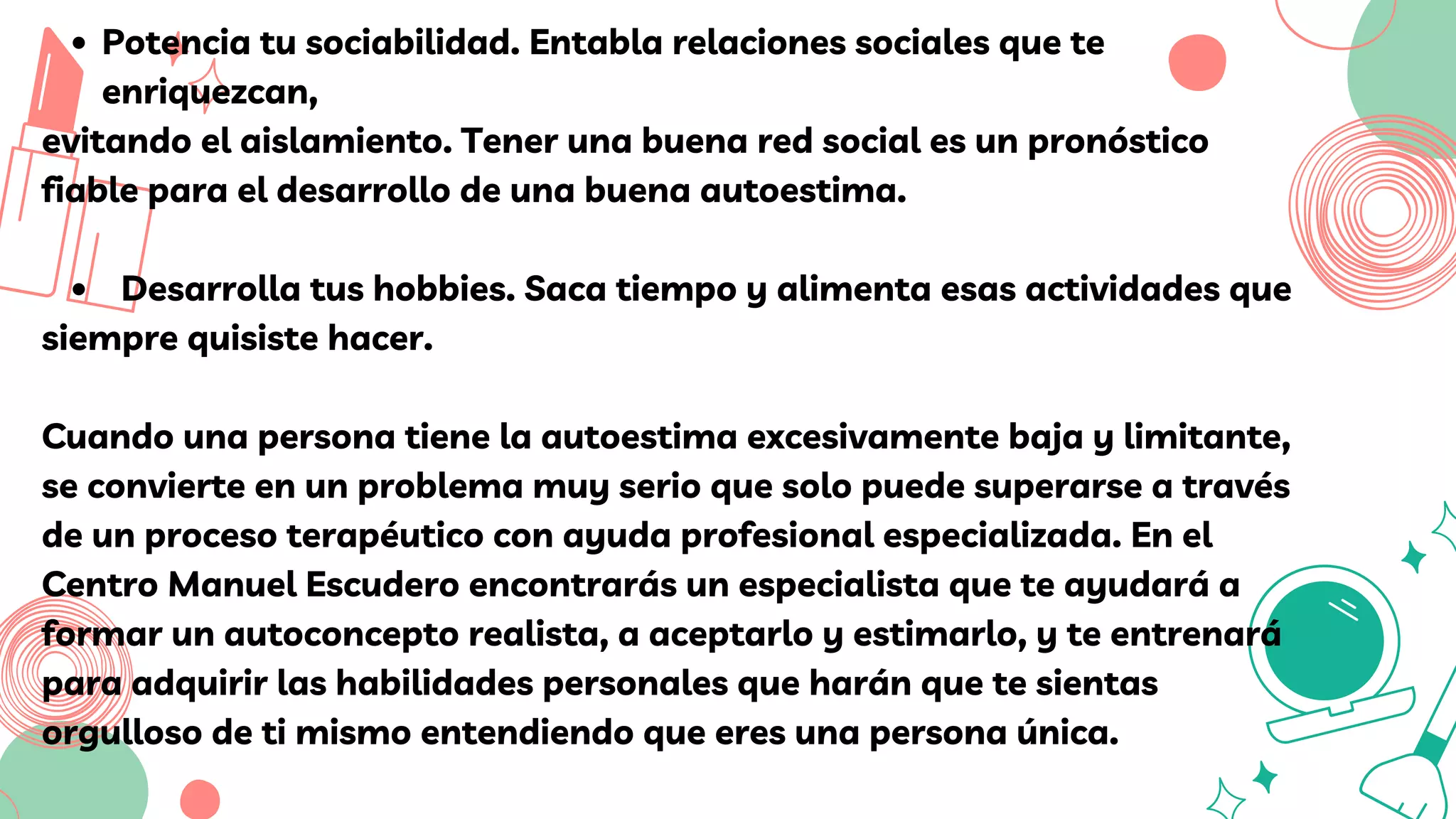 Potencia tus relaciones sociales a través del autoconocimiento Potencia tus relaciones sociales a través del autoconocimiento